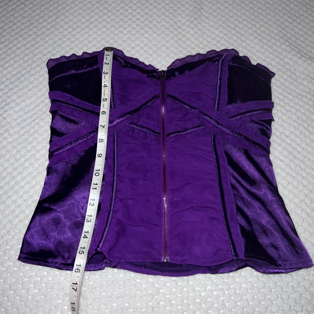 BEBE Purple Corset - Picture 7 of 10